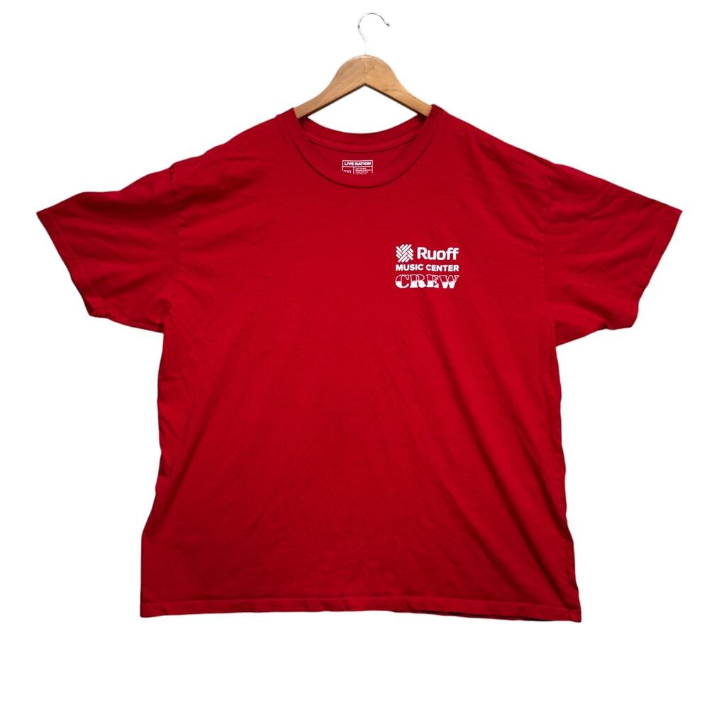 Band Venue CREW Ruoff Music Center Noblesville IN Live Nation red Band Tour 3XL